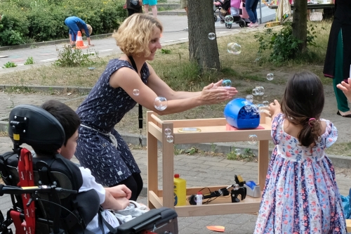 Seifenblasen-Maschine